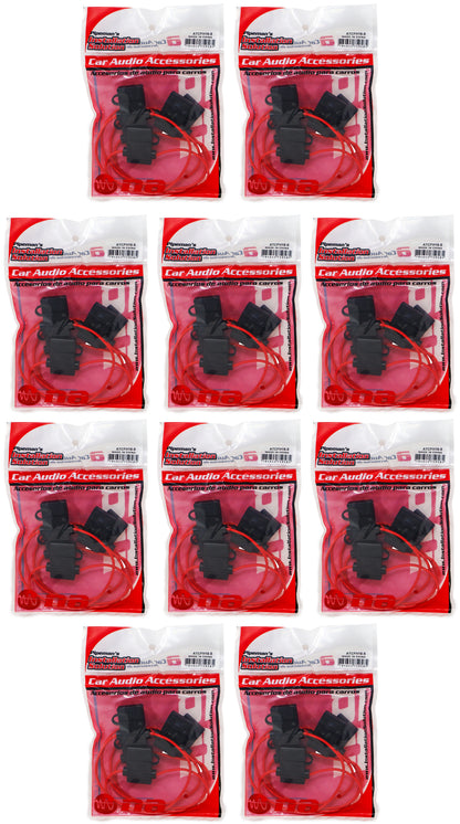 50 Pieces 16 Gauge ATC Blade Heavy Duty Fuse Holder Car Audio 12 Volt Automotive
