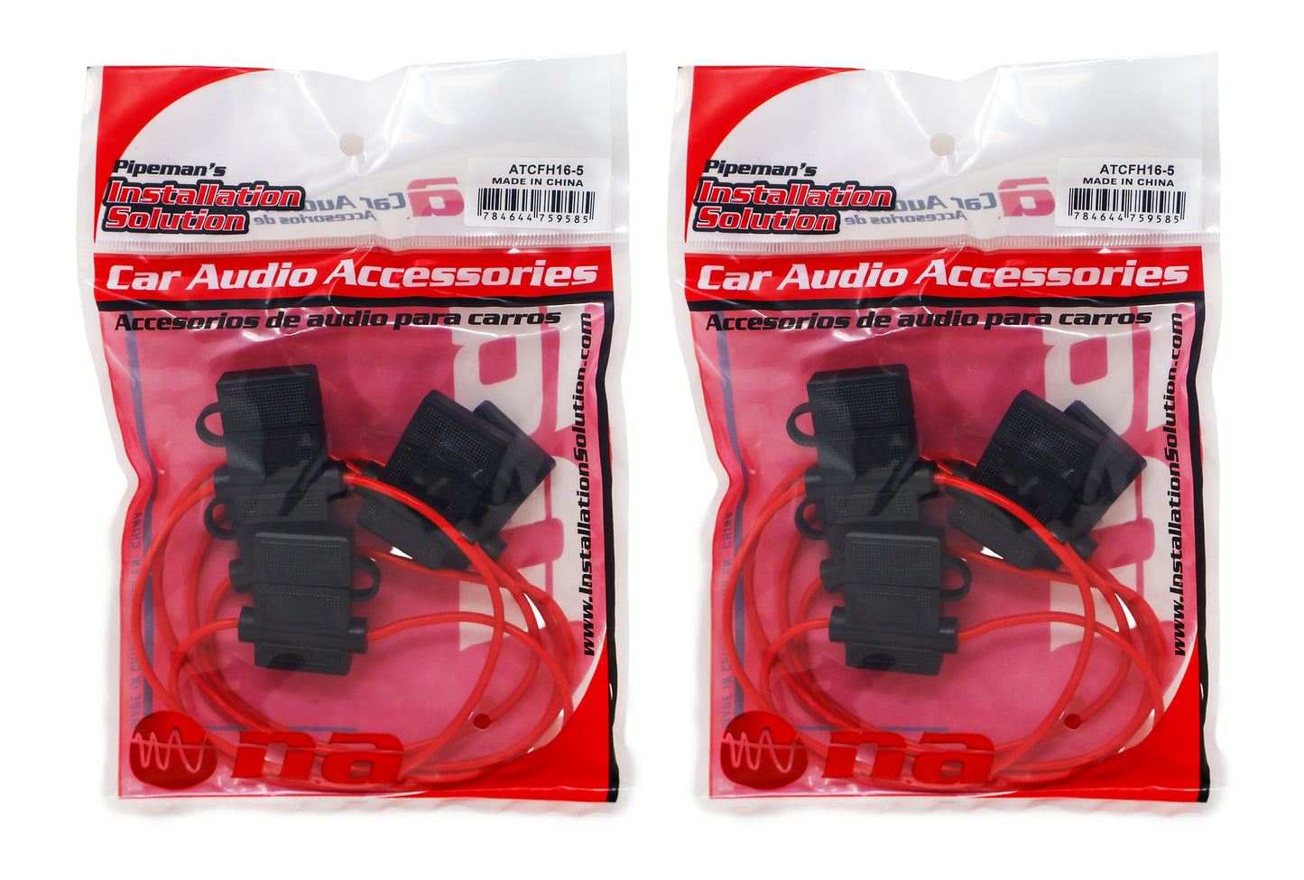 100 Pcs 16 Gauge ATC Blade Heavy Duty Fuse Holder Car Audio 12 Volt Automotive