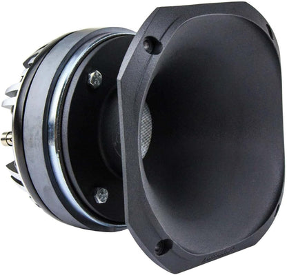 AudioPipe APHC-6256 6.2 Inch 400 Watt 8 Ohm Pro Compression Driver Tweeter Car Audio Speaker with Aluminum Horn (1 Pair)