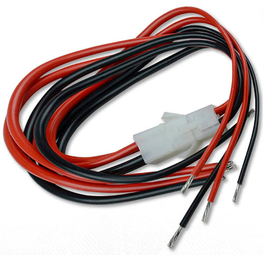 Audiopipe 14 Gauge Male Female 4 Pin Quick Disconnect Plug Set with Wires AQK-P214 - (2 Pack)