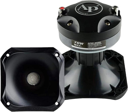 Audiopipe 3.5” Compression Driver with ABS Horn Combo APHC-4550 (Single Item)
