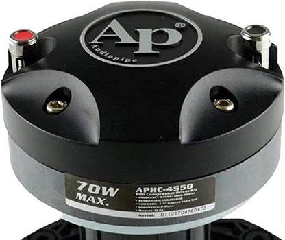 Audiopipe 3.5” Compression Driver with ABS Horn Combo APHC-4550 (Single Item)