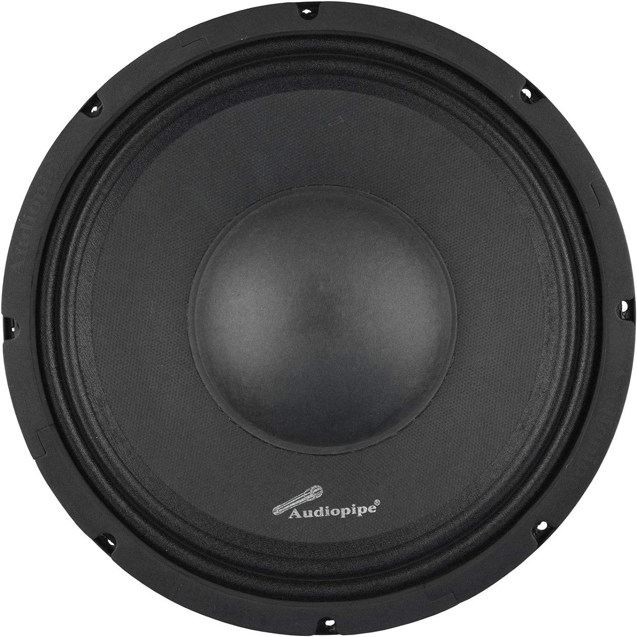 Audiopipe APSP-1050 10 Inch 700 Watt MAX, 350 Watts RMS, and 8 Ohm Dynamic Mid Range Car Audio Loudspeaker with 2.5 Inch Kapton Voice Coil, Black