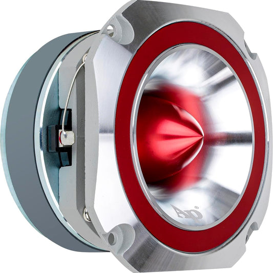 Audiopipe ATR-4053 Heavy Duty Eye Candy Bullet Red Tweeters 400W 4-8 Ohm