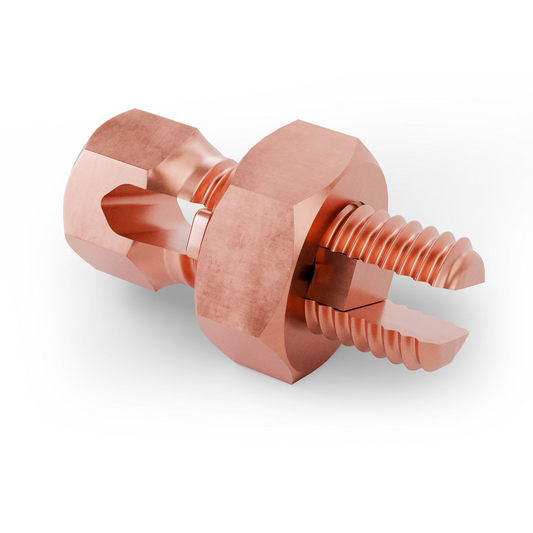 Best Connections 20 Pack High Strength Copper Split Bolt Connectors 4 Gauge to 8 Gauge for Solid Wire