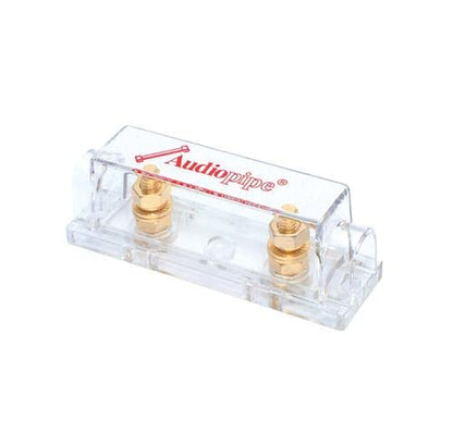 Audiopipe ANL Fuse Holder + 2 Pcs 100 Amp Blade Fuses For 0 to 4 GA Cable Wire