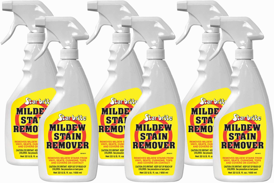 6 Pack StarBrite Mildew Stain Remover 22oz Spray Bottle - 85616