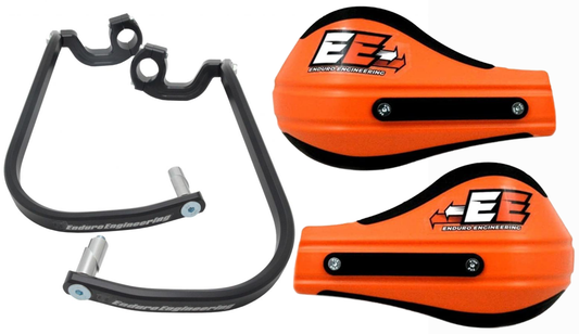 Enduro Engineering Evolution 2 Debris Deflectors for 1 1/8" Bars 50-5214B / 51-225 Orange