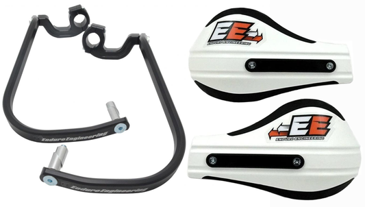 Enduro Engineering Evolution 2 Debris Deflectors for 1 1/8" Bars 50-5236B / 51-220 White