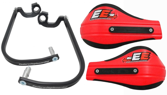 Enduro Engineering Evolution 2 Debris Deflectors for 1 1/8" Bars 50-5214B / 51-226 Red