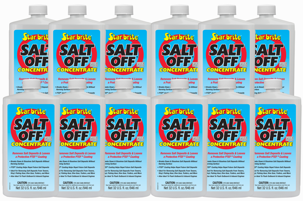 12 Pack Star Brite Salt Off Concentrate PTEF Protective Coating - 32 oz - 93932