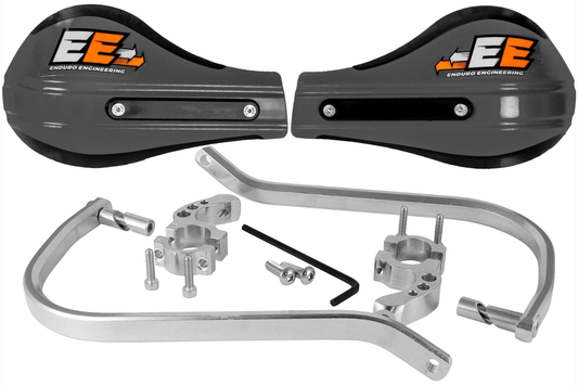 Enduro Engineering EVO 2 Grey Debris Deflectors for 1 1/8" Bars 50-5214S / 51-227