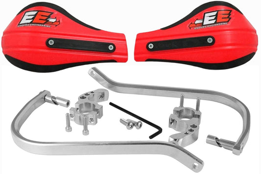 Enduro Engineering Evolution 2 Debris Deflectors for 1 1/8" Bars 50-5214S / 51-226 Red