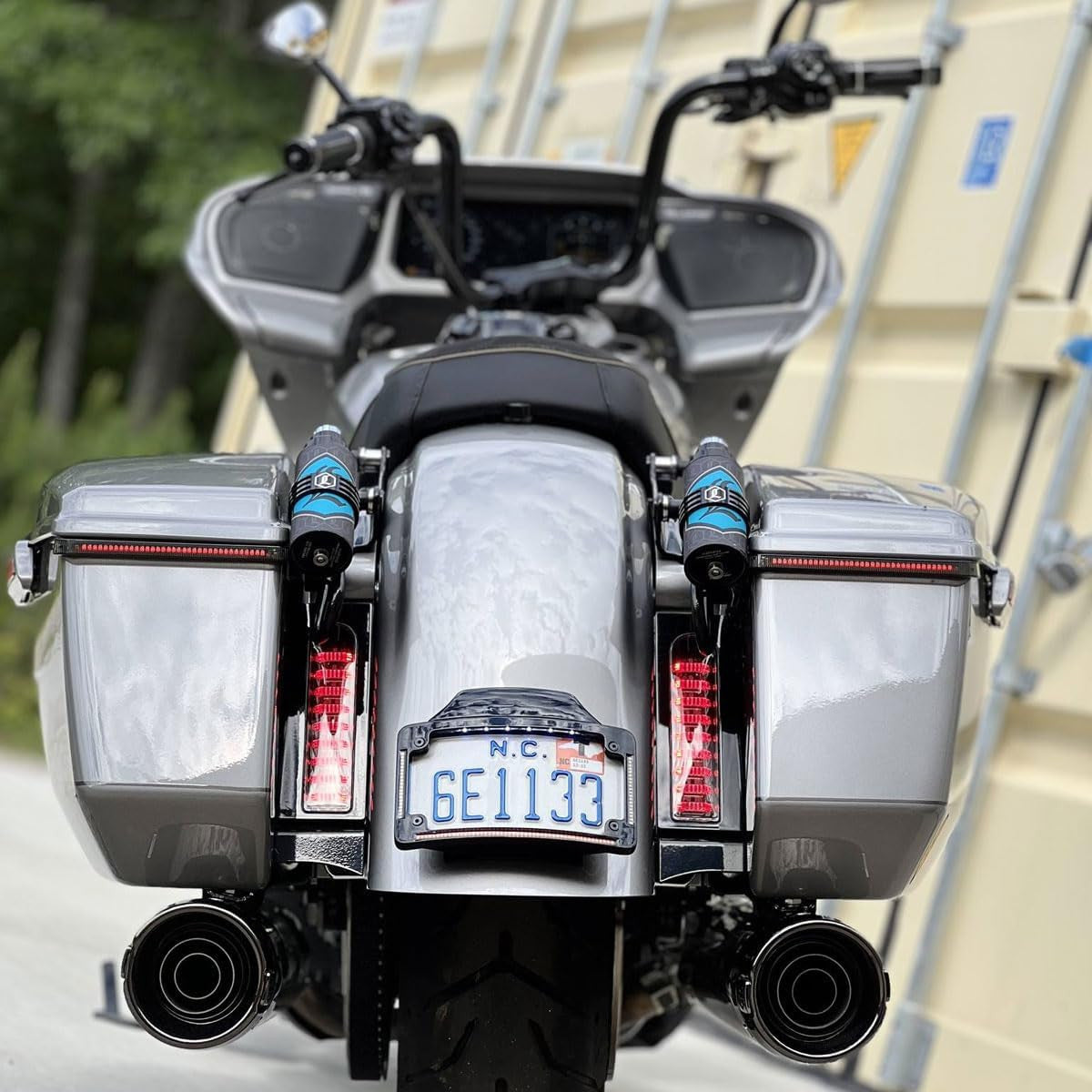 Custom Dynamics Low-Profile LED Saddlebag Lights for Harley CVO & Touring Bikes - Red