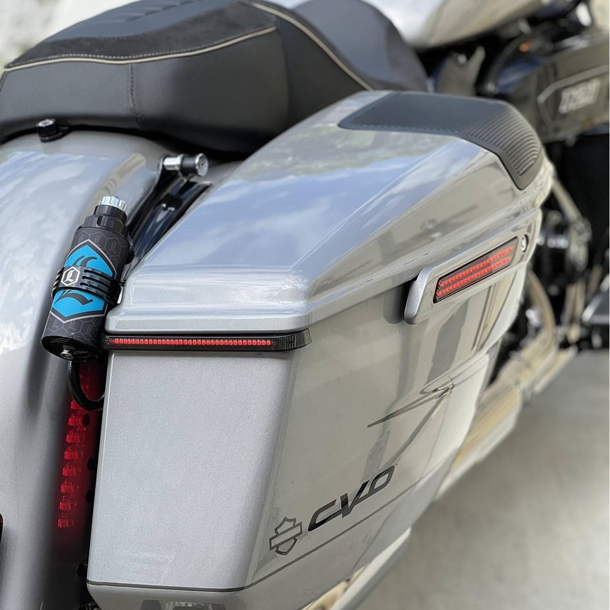 Custom Dynamics Low-Profile LED Saddlebag Lights for Harley CVO & Touring Bikes - Red