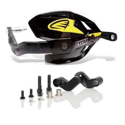 Cycra Pro Bend Ultra Bar Pack with Flexx Link Bar Adapter Mount (Black) - 1CYC-7508-12X