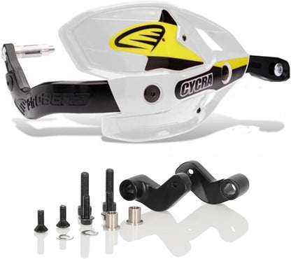Cycra Pro Bend Ultra Bar Pack with Flexx Link Bar Adapter Mount (White) - 1CYC-7508-42X