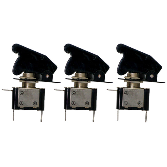 Pipeman's Pilot racing style toggle switch 3 Pack Black EP EPS-3015