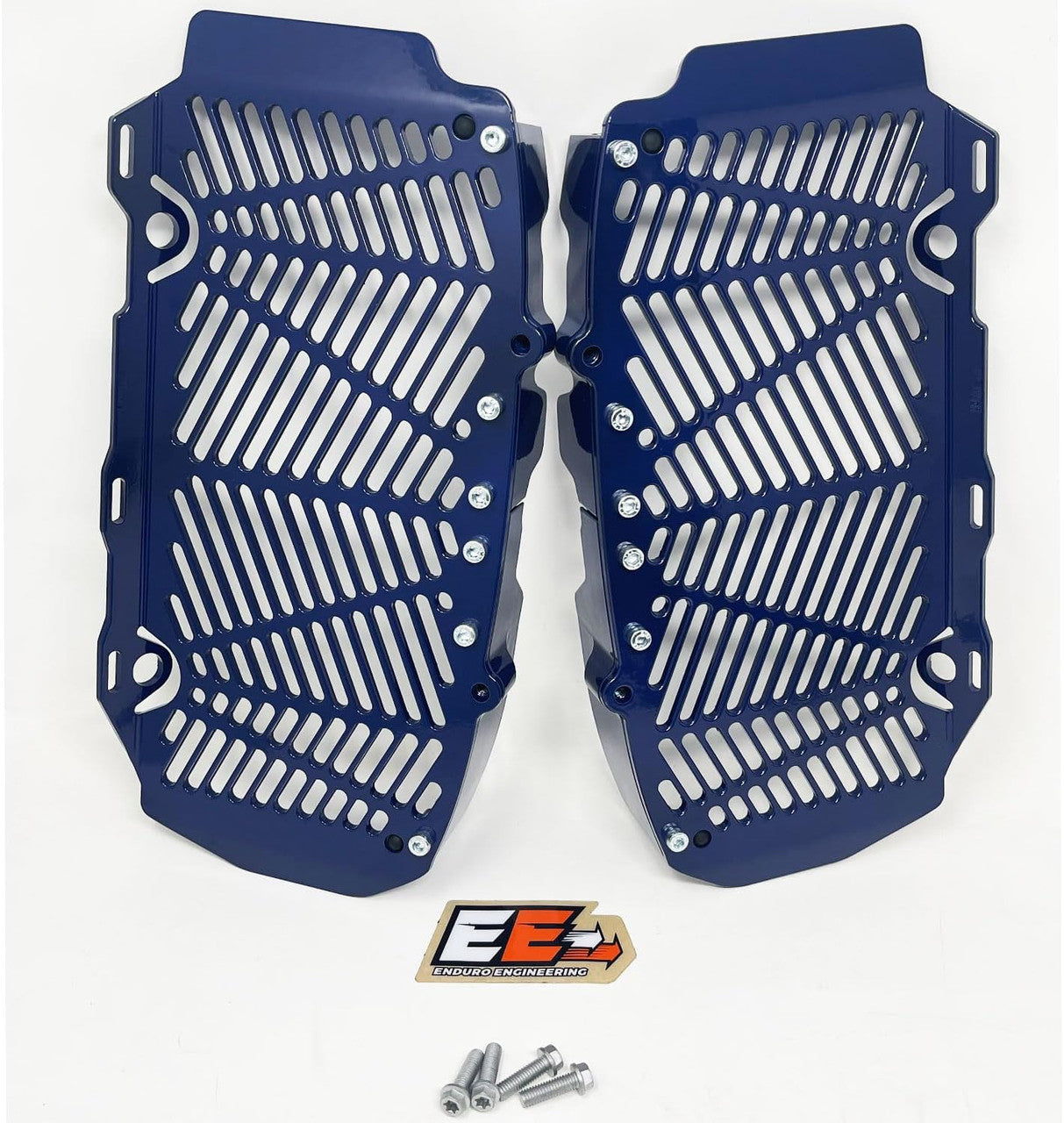Enduro Engineering Billet Radiator Guards Compatible for 2016-2024 KTM/Husqvarna Custom Colors (Husky Blue)
