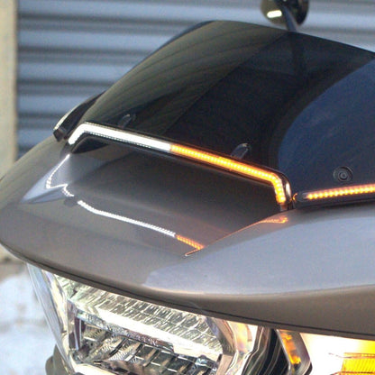 Custom Dynamics LED Center Fairing Vent Trim Lights CD-RG23-C-B Harley Smoke