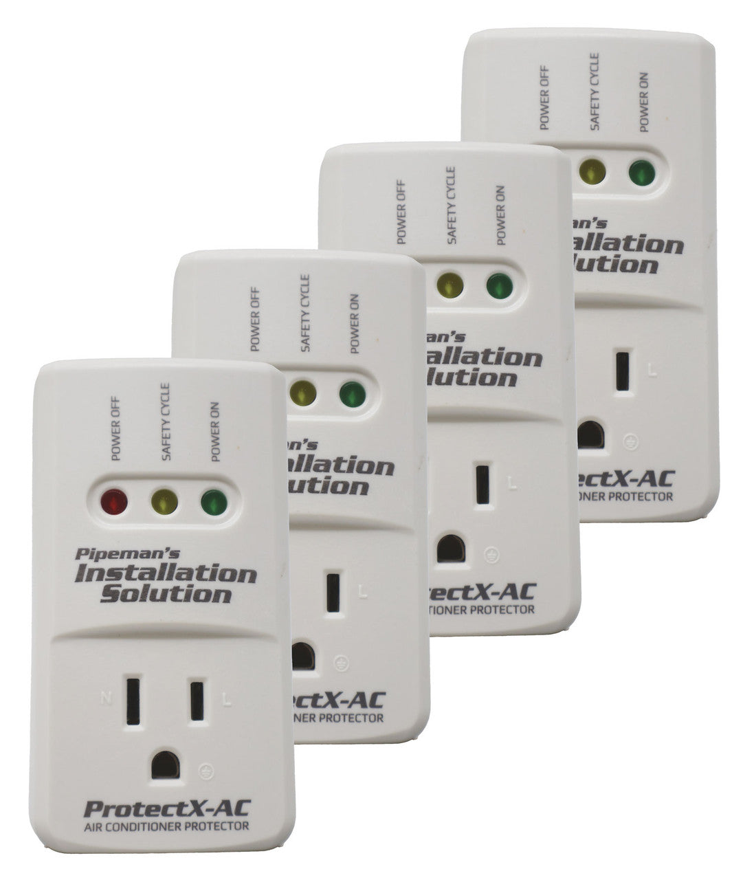 4 Pack Pipeman's Installation Solution AC 85-135V Surge Protector 1875 Watts