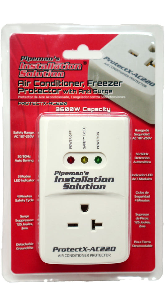 Pipeman's Installation Solution AC 220v Surge Voltage Protector 3600 Watts