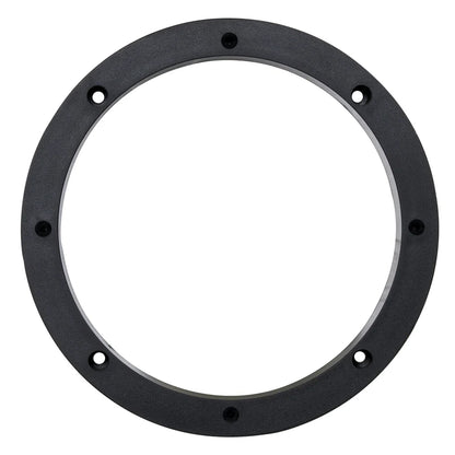 Audiopipe 4 Piece Set 6.5" Plastic Beveled Speaker Spacer Rings - Subwoofer Mid Range Custom Installation Mounting Adapter