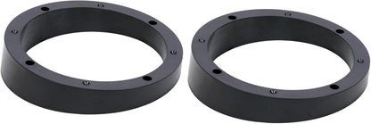 Audiopipe 4 Piece Set 6.5" Plastic Beveled Speaker Spacer Rings - Subwoofer Mid Range Custom Installation Mounting Adapter