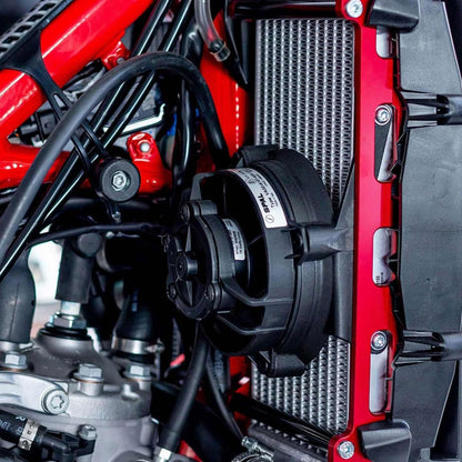 Radiator Fan Kit for 2017-2023 KTM/Husqvarna/GasGas TPI 2 & 4 Stroke Dirt Bikes - SPAL Cooling Fan