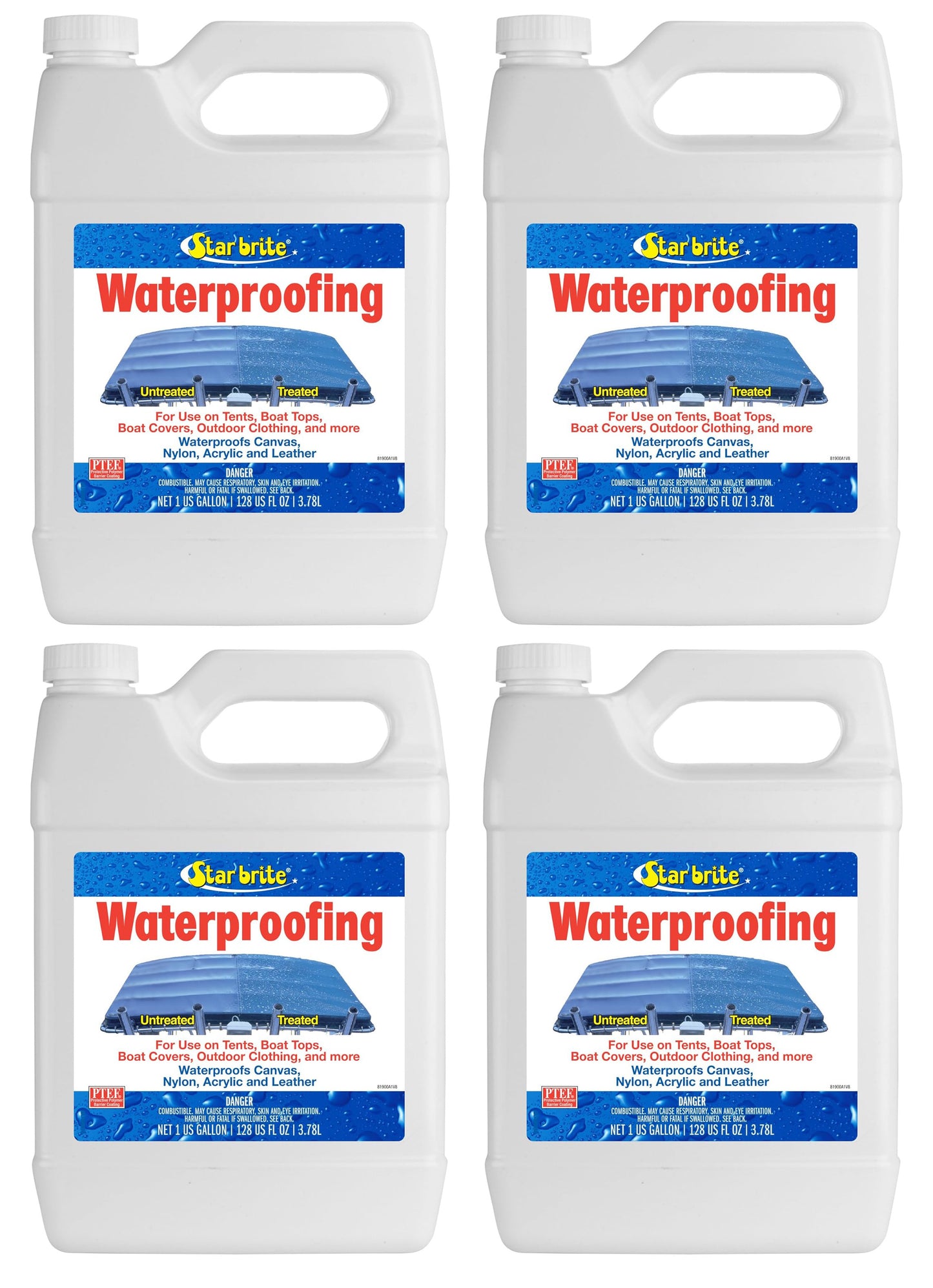 Star Brite 81900 Fabric Waterproofing w/ PTEF (1 Case - 4 Gallon Jugs)