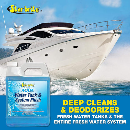 Star Brite 032300 Aqua Water Tank & System Flush Deep Cleans & Deodorizes 1 Gal