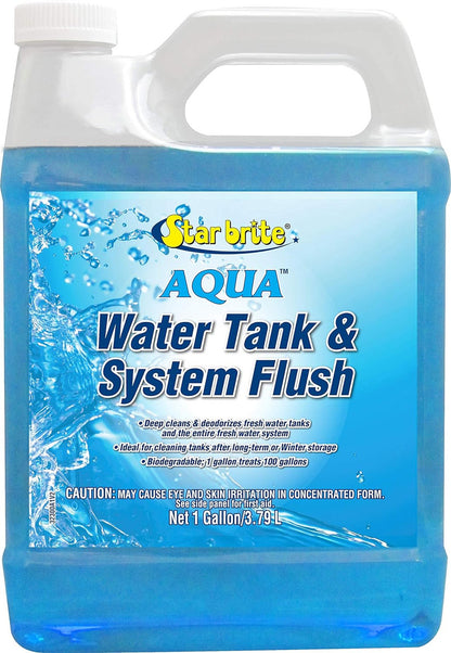 Star Brite 032300 Aqua Water Tank & System Flush Deep Cleans & Deodorizes 1 Gal