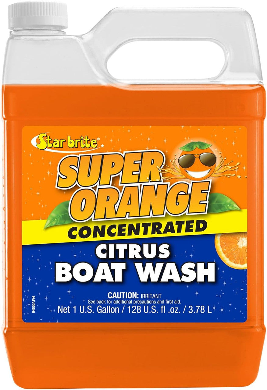 Star Brite Super Orange Citrus Boat Wash All-Purpose 1 Gallon Polish Gel 094500