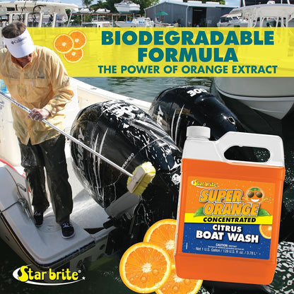 Star Brite Super Orange Citrus Boat Wash All-Purpose 1 Gallon Polish Gel 094500