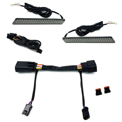 Custom Dynamics Saddlebag LED Latch Lights for '23-24 Harley FLTRXSE, FLHXSE & '24-Up Street Glide, Road Glide Models - Smoke