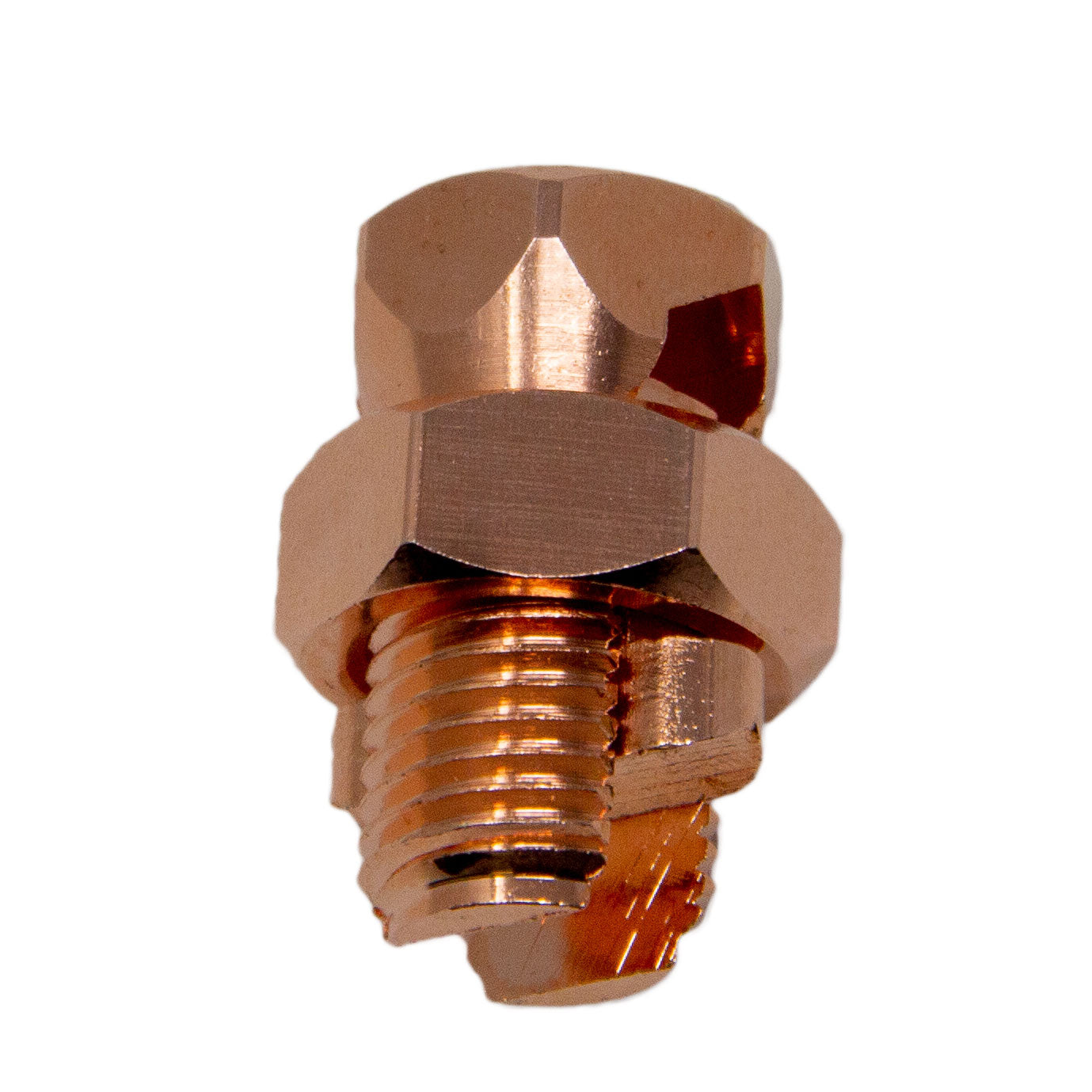 BEST CONNECTIONS 10 Pcs High Strength Copper Split Bolt Connectors 4 Gauge to 8 Gauge Solid Wire