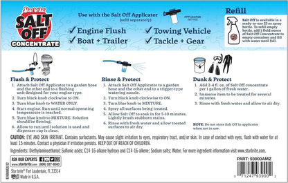 StarBrite Salt Off Concentrate - 1 Gallon - Ultimate Salt Remover Wash & Marine Engine Flush for Boats, Vehicles, Trailers, and More (093900N) 2 Pack
