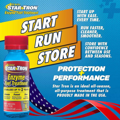 Star Tron Enzyme Fuel Treatment 24 Pack Display Small Engine Formula 1 oz