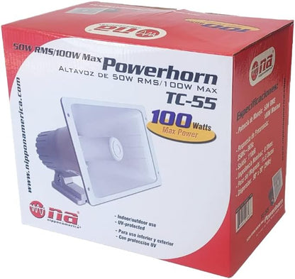 Nippon America 4 Pack PA Power Horn Speaker 100W Indoor Outdoor 100 Watt