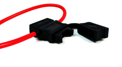 25 Pcs 10 Gauge In-Line ATC/ATO Fuse Holder & 10 Amp ATC Blade Fuses