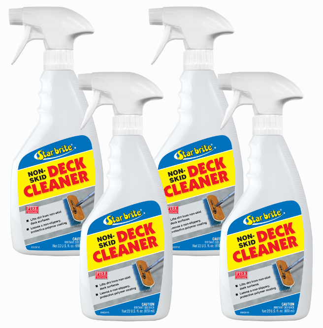 4 Pack Star Brite Non-Skid Deck Cleaner 22 oz Spray Bottle Protect Future Stains