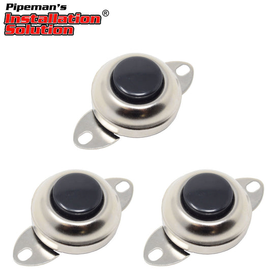 3-Pack Universal Horn Button Switch 12 Volt Flush Mount Air Train Pushbutton