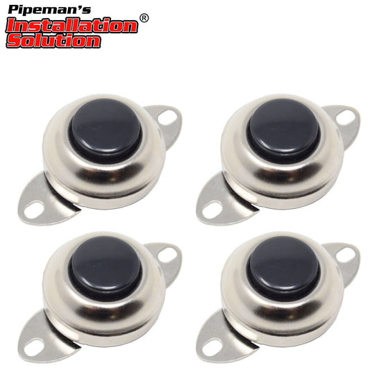 4-Pack Universal Horn Button Switch 12 Volt Flush Mount Air Train Pushbutton