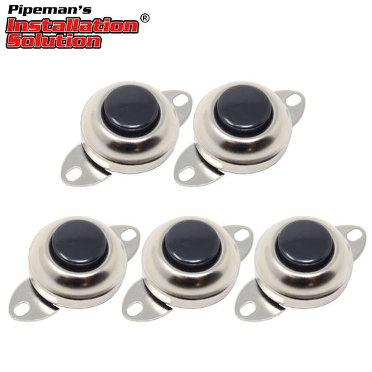 5-Pack Universal Horn Button Switch 12 Volt Flush Mount Air Train Pushbutton