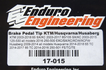 Enduro Engineering Brake Pedal Tip 17-015 KTM Husaberg Husqvarna Moto Dirt Bike