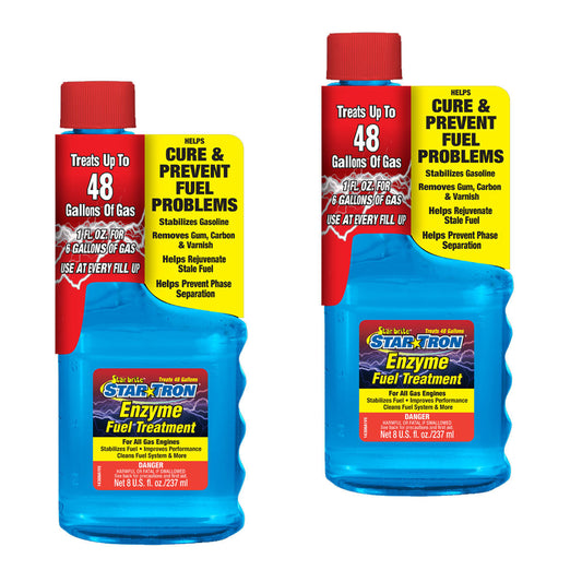 2-Pack Star Tron 8oz SEF Gasoline Additive Classic Gas Formula Star Brite 14308