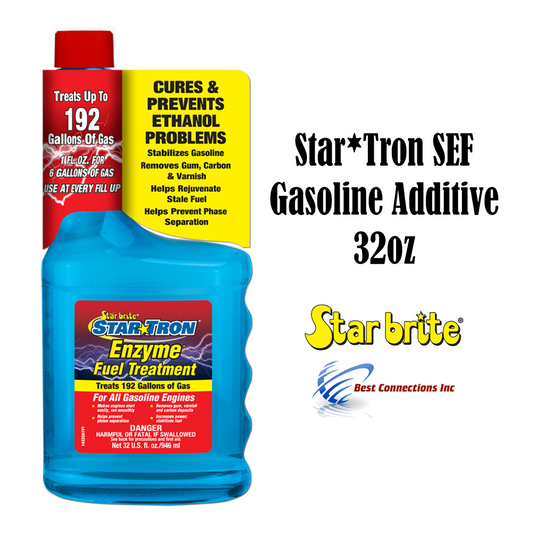 Star Tron SEF Gasoline Additive 32oz Classic Gas Formula Star Brite 14332